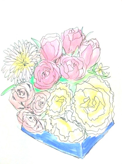 Flower Box: Flower box sketch