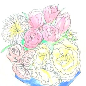 Flower Box: Flower box sketch
